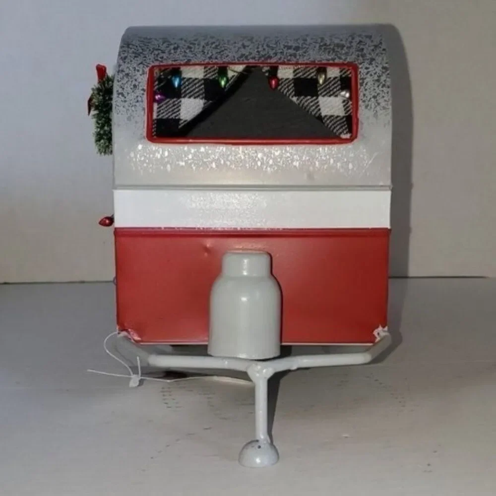 Holiday Decor Camper Country Trailer Mini Christmas TEAR DROP